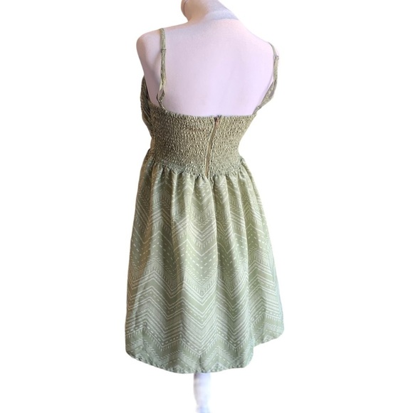 ROXY women's size large spaghetti strap sundress, light green - Picture 3 of 5